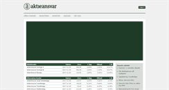 Desktop Screenshot of aktieansvar.se