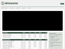 Tablet Screenshot of aktieansvar.se